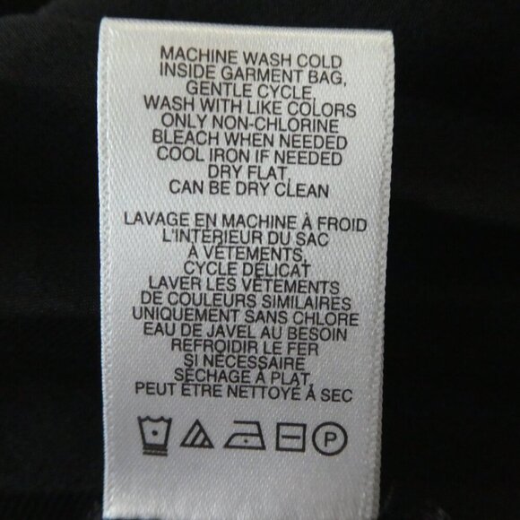 A.L.C Ruby Black Satin One Shoulder Asymmetrical Pleated Dress Womens 10 - Picture 10 of 10